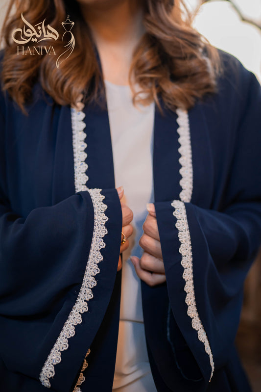 Sapphire Lace Abaya