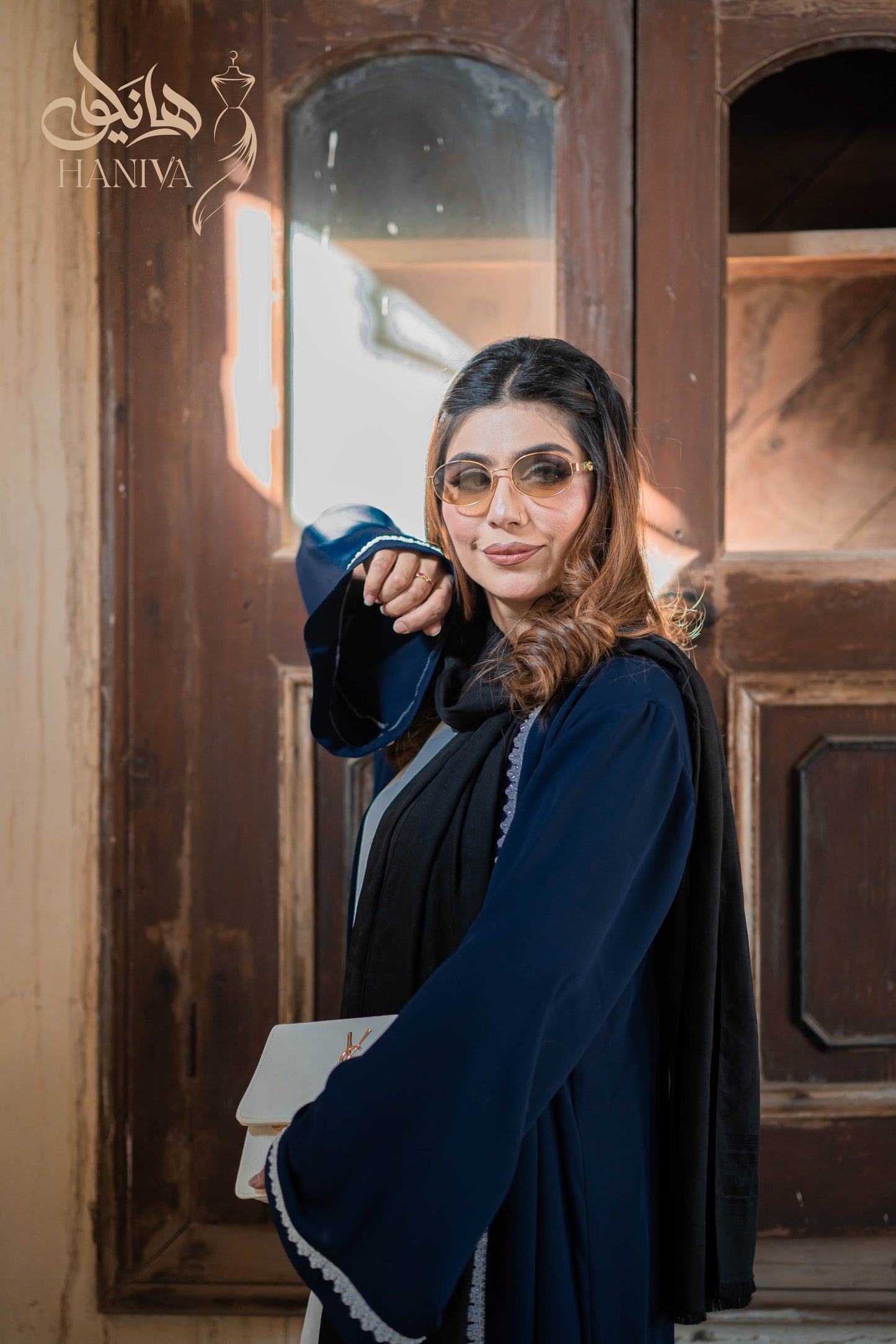 Sapphire Lace Abaya