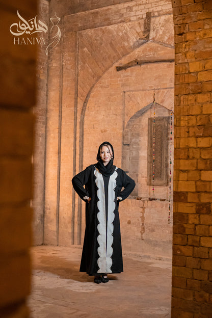 Siyah Mora Abaya