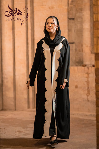 Siyah Mora Abaya