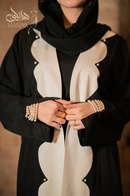 Siyah Mora Abaya
