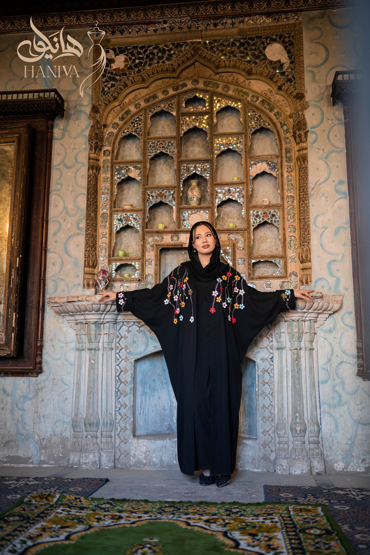 Gul Rang Abaya