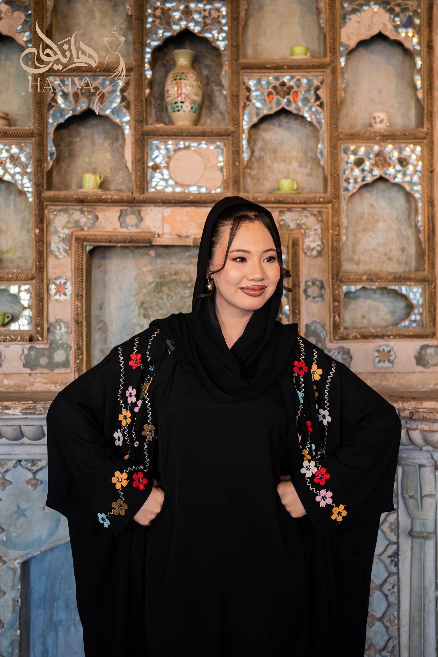 Gul Rang Abaya