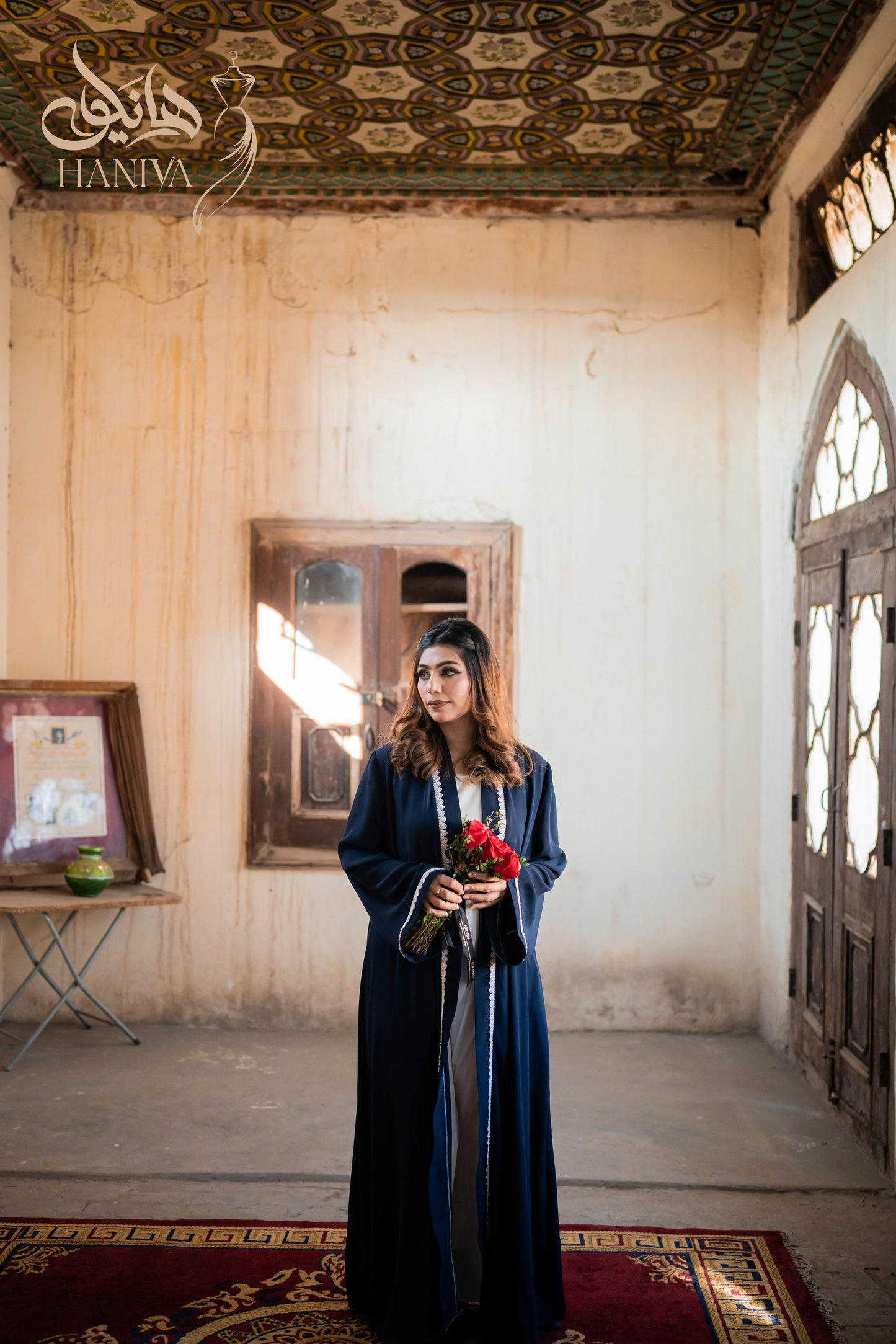 Sapphire Lace Abaya